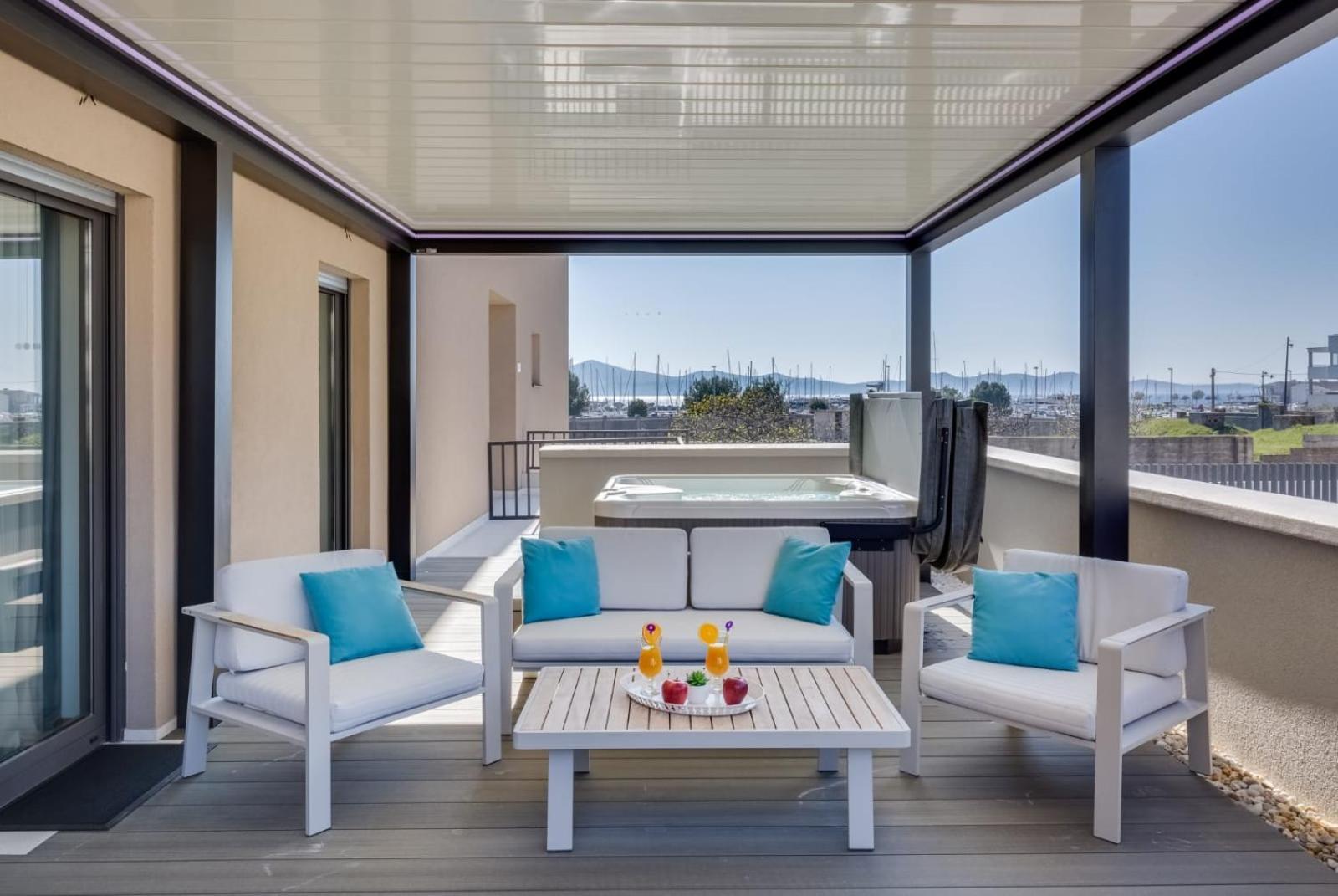 Shell Luxury Residences With Pool And Whirlpool Zadar Zewnętrze zdjęcie